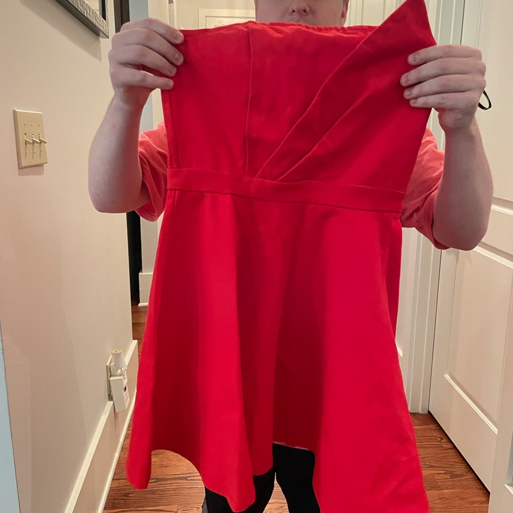 Red Lulu’s Strapless Cocktail Dress